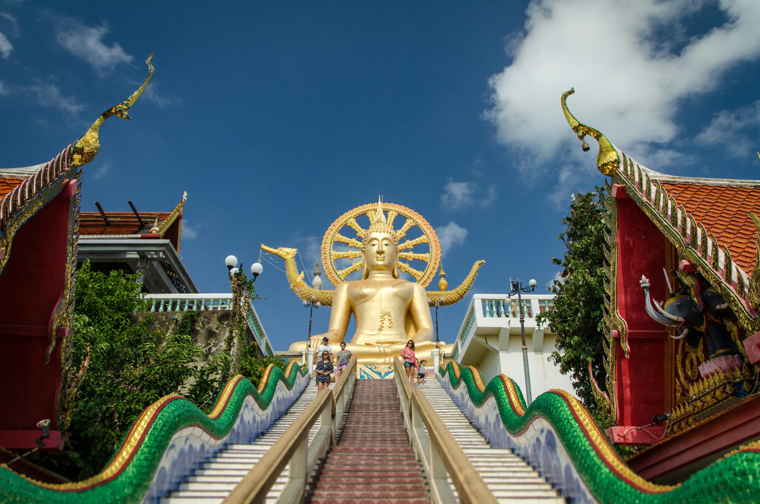 泰國蘇美島（Koh Samui）著名的「大佛寺」（Big Buddha Temple）